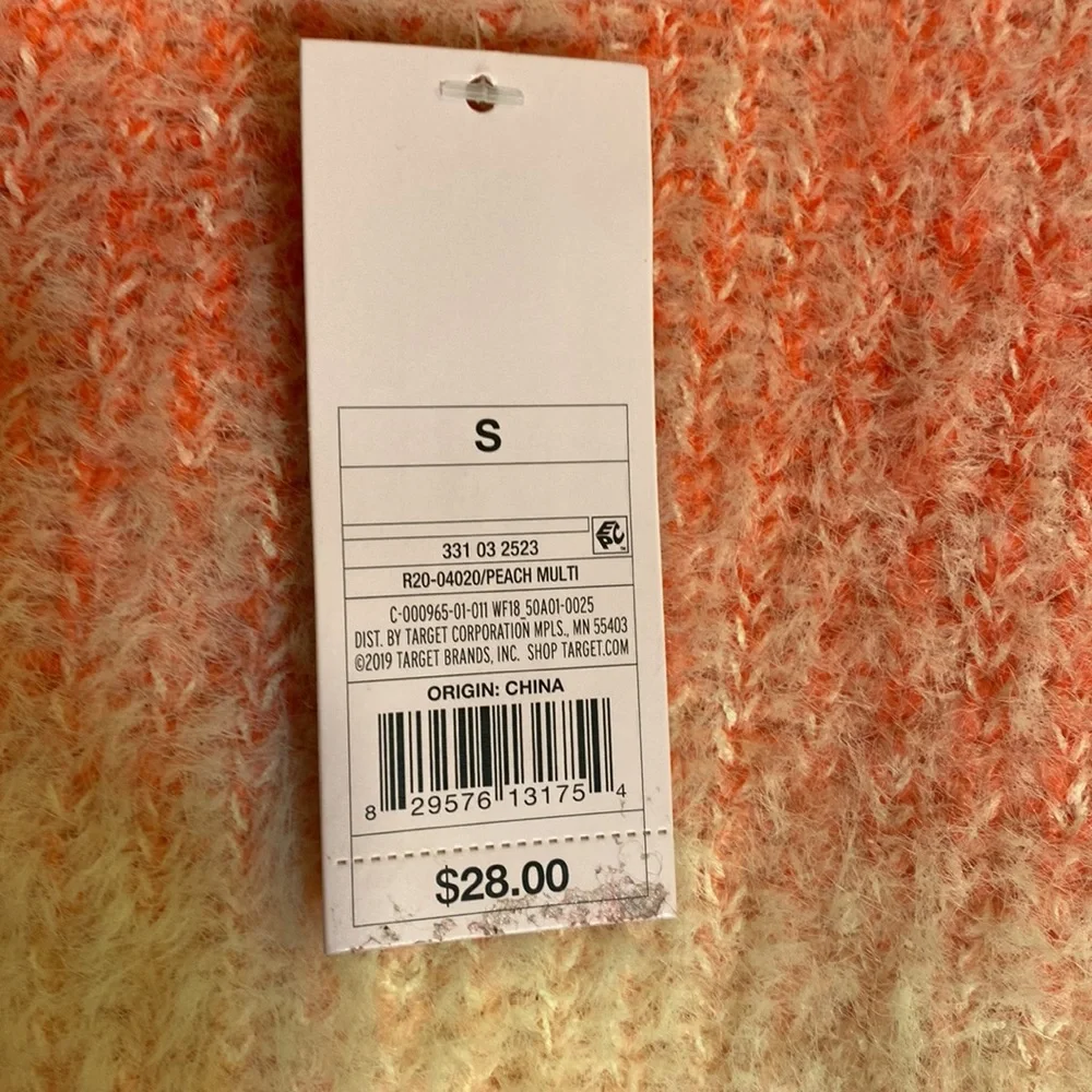 Girls crop style sweater size S. NWT